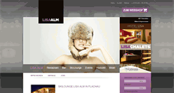 Desktop Screenshot of lisa-alm.at
